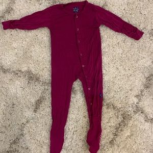 Kickee Pants Plum onesie 12-18mo